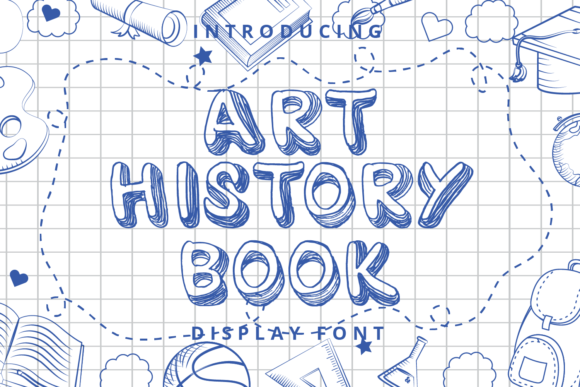 Art History Book: A Playful Font for Modern Creators