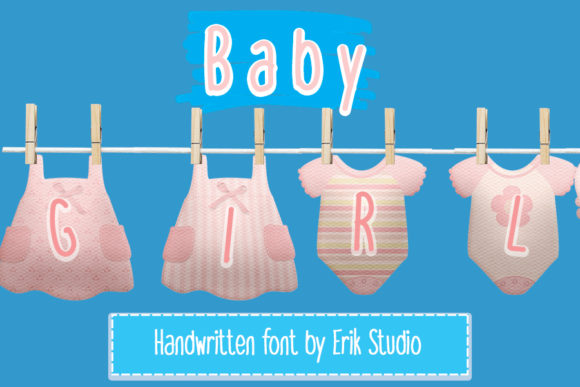 Baby Girl: A Handcrafted Font for Modern Branding