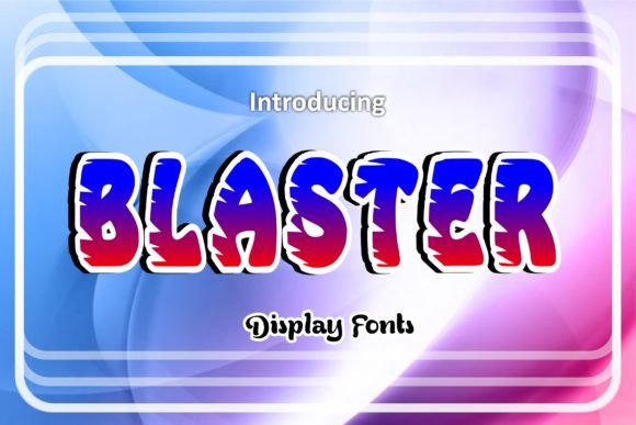 Blaster: The Futuristic Display Font for Bold Projects
