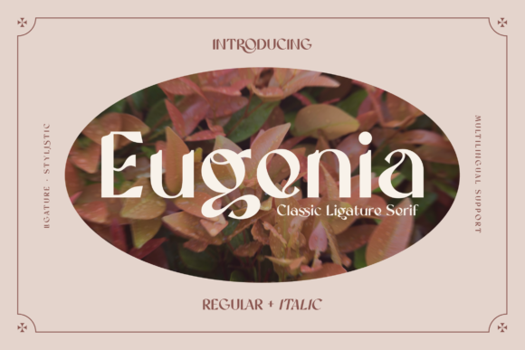 Eugenia: The Elegant Display Font for Modern Branding