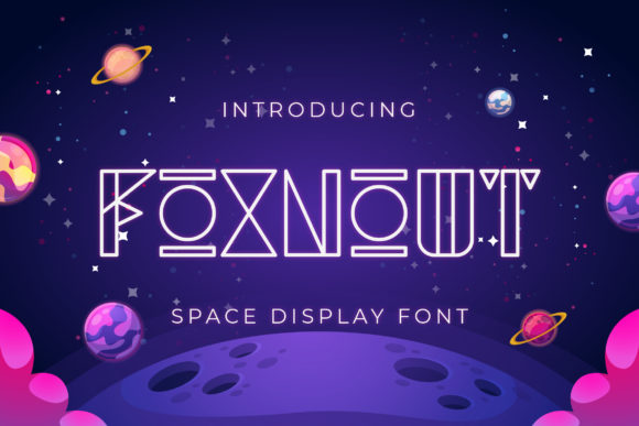 Foxnout: A Futuristic Font for Modern Creators