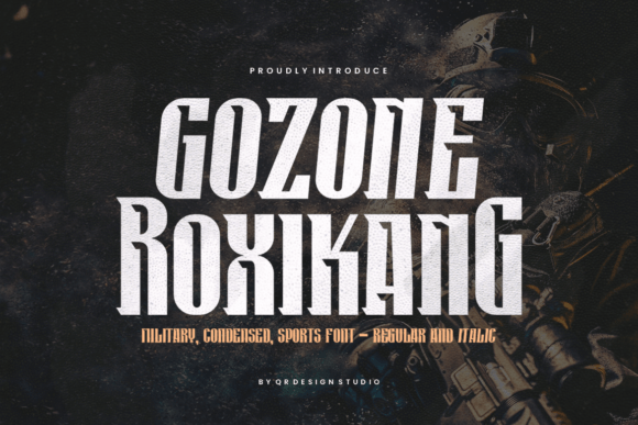 Gozone Roxikang: A Bold Display Font for Creative Impact