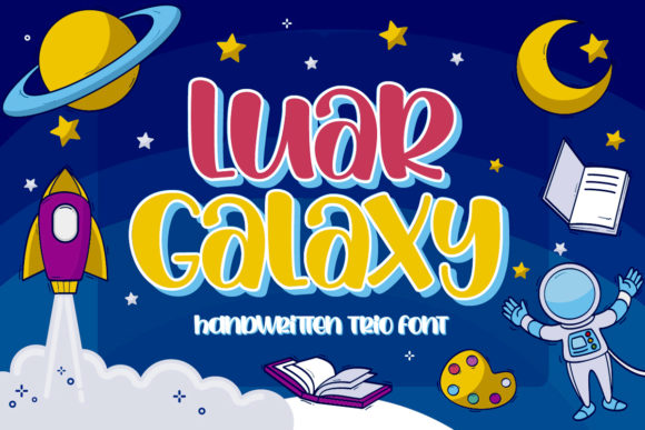 Luar Galaxy: A Playful Display Font for Modern Creators