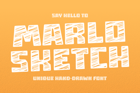 Marlo Sketch: The Bold Display Font That Breaks the Mold