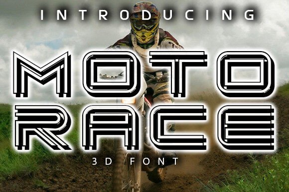 Moto Race: The Display Font That Commands Attention