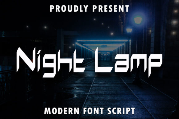 Night Lamp: A Modern Display Font for Bold Visual Statements