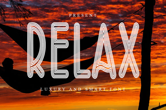 Relax: The Bold, Modern Typeface for Creative Projects