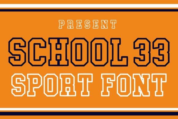 School 33: The Bold Display Font for Winter Campaigns and Beyond