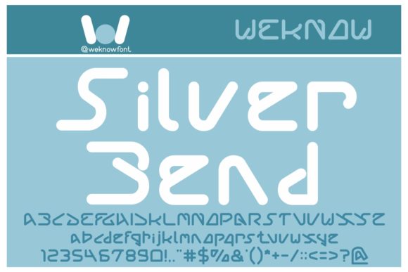 Silver Bend: A Display Font with Character