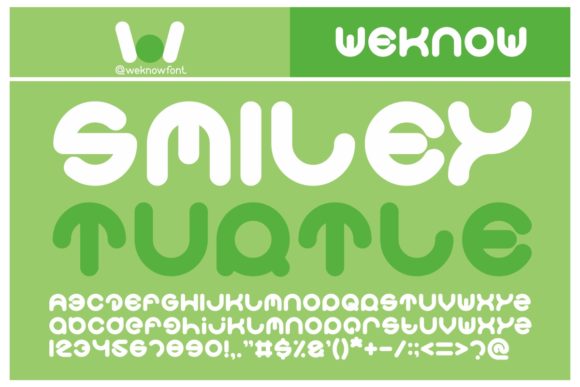 Smiley Turtle: A Cool, Techno Display Font for Modern Designs