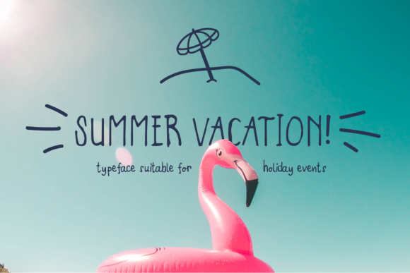 Summer Vacation: The Display Font That Brings a Clean, Effortless Vibe