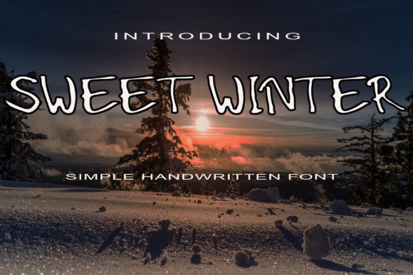 Sweet Winter: A Display Font with Cool, Creative Charm